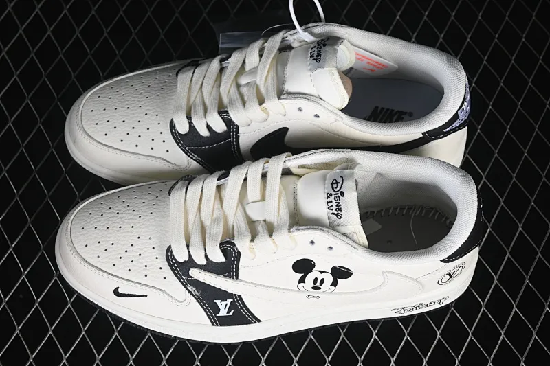 All categories Air Jordan Jordan series basketball shoes Air Jordan 1 Low High-end customized low-top sneakers Travis Scott x Fragment Design x Air Jordan 1 Low OG SP AJ1 Joe 1 Disney White and Black Mickey Mouse Low-top cultural casual sneakers DZ2688-003